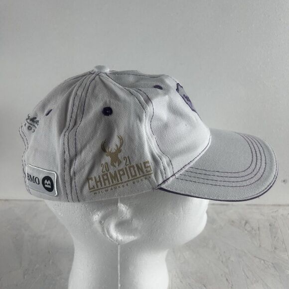 SkyHigh Milwaukee Bucks NBA Basketball Hat Cap 2021 Champions #24 Connaughton - Picture 5 of 10